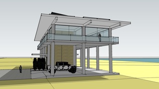PierHouse, waterfront residential design by pensacola architect d.l.stenstrom